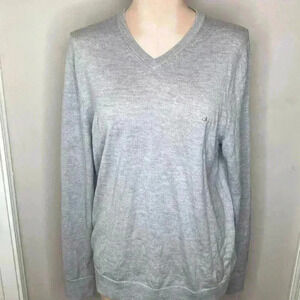 Calvin Klein NWT New Extra Fine Merino Wool Heroic Gray Men's Size Medium